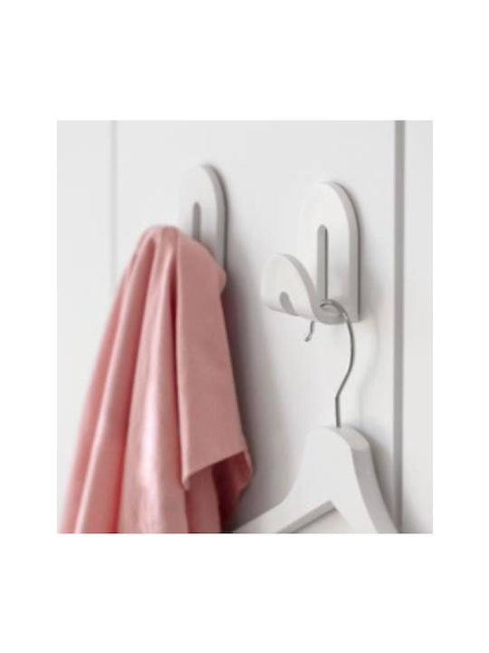 Inofix Single Wall-Mounted Bathroom Hook ​8x6.4cm Black