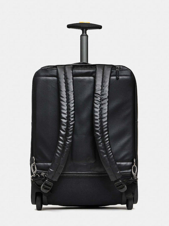 Mandarina Duck Kabinenreisekoffer Weichschalen Black mit 4 Räder Höhe 52cm P10OSV06-651