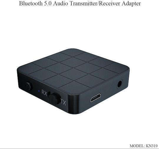 Bluetooth Adaptor Kn 321 Transmitter Receiver 200mah Battery Bt5.0