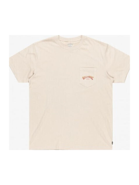 Stacked Arch T-shirt Εκρού