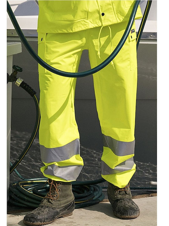 Payper River-Pants Reflectorizant Pantaloni de Lucru Galben