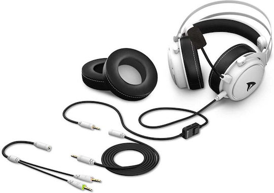 Sharkoon Skiller SGH50 Over Ear Gaming Headset with Connection 3.5mm Gray