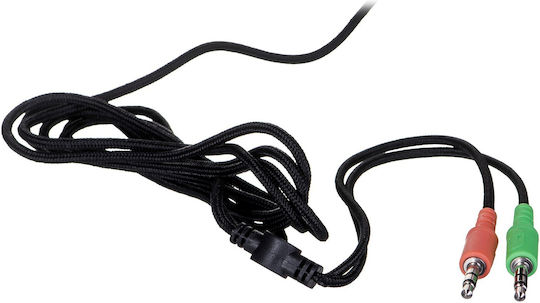 Esperanza Sonata Over Ear Gaming Headset με σύνδεση 2x3.5mm