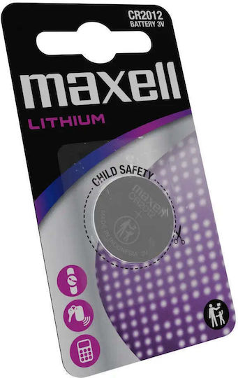 Maxell Cr2012 3v Lithium Button Battery