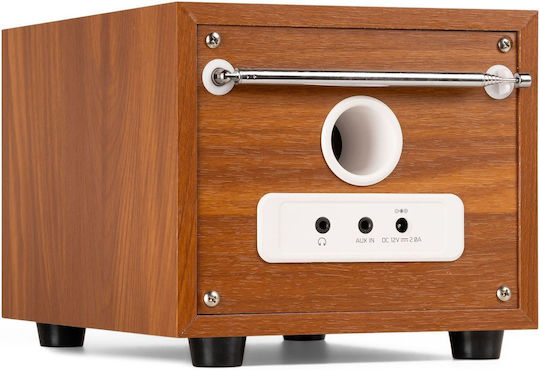 Audizio Vieste Επιτραπέζιο Ραδιόφωνο Ρεύματος DAB+ με Bluetooth και USB Silver