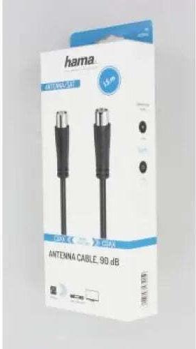 HAMA Kabelantenne Koax-Stecker - Koax-Buchse (00205052)