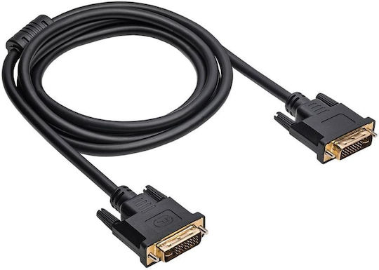 Akyga Kabel DVI-I-Stecker - DVI-I-Stecker 1.8m Schwarz (AK-AV-02)