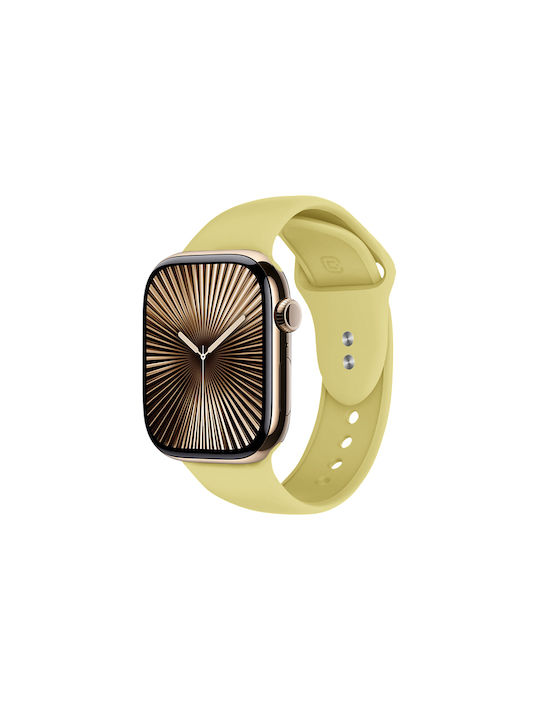 Crong Liquid Strap Apple Watch 38 40 41 42mm Straw