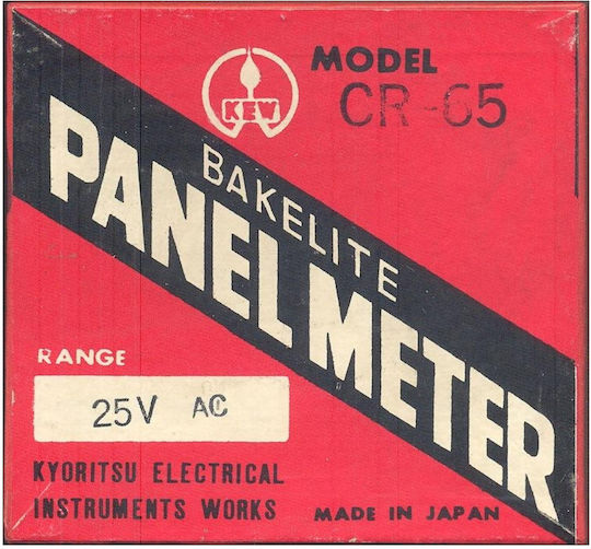Kyoritsu Spannungsmesser Elektrischer Messgeräte Analoger Monophasen PMA-25V