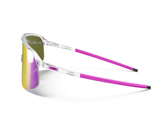 Julbo Fahrradbrillen mit Rosa Rahmen und Photochrom Linsen