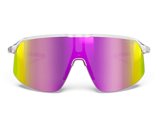 Julbo Fahrradbrillen mit Rosa Rahmen und Photochrom Linsen