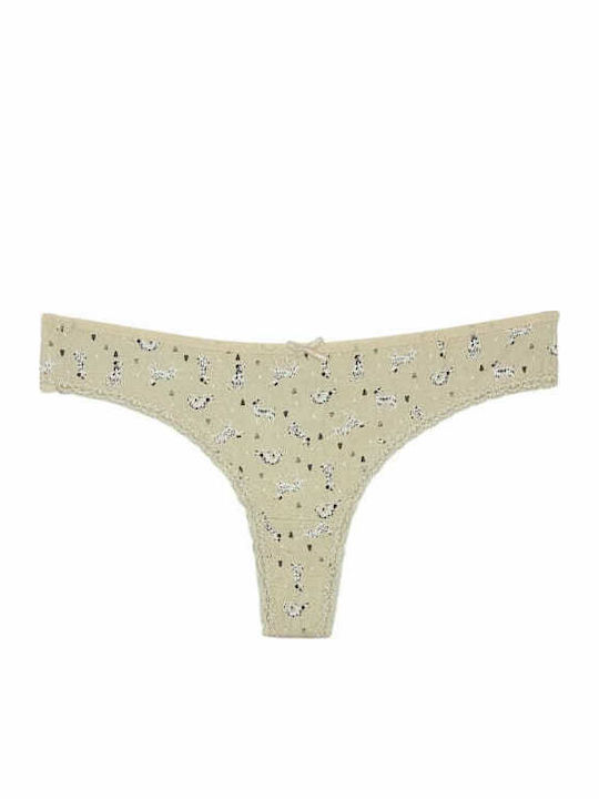 Βαμβακερά Дамско Прашка 3Pack с дантела Multicolour