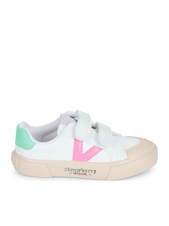 Kinder Sneakers mit Klettverschluss Weiß