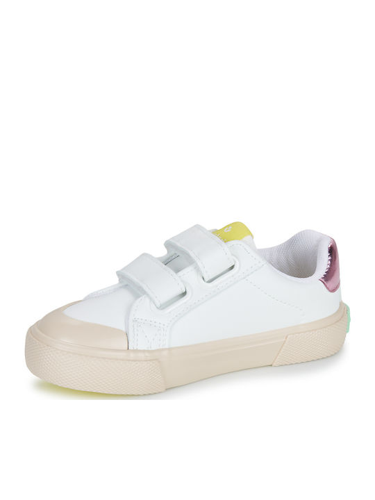 Kinder Sneakers mit Klettverschluss Weiß
