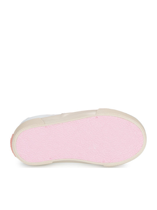 Kinder Sneakers mit Klettverschluss Weiß