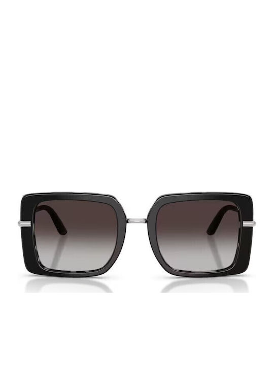 Dolce & Gabbana Women's Sunglasses with Black Frame and Gray Gradient Lens DG4491 33728G