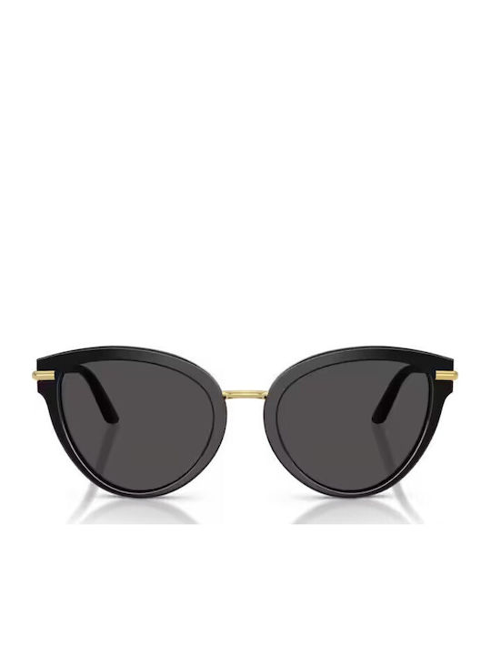 Dolce & Gabbana Дамски Слънчеви Очила с Черна Рамка и Черни Преливащи Стъкла DG4492 32998G