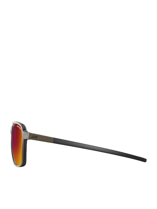 Julbo Unisex Sunglasses with Gray Plastic Frame and Orange Mirror Lens J5761114