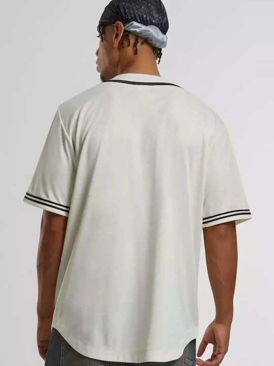 Къс ръкав Риза Off White/black