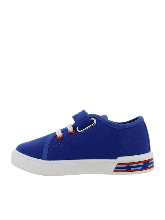 Kids Sneakers with Scratch & Lights Blue