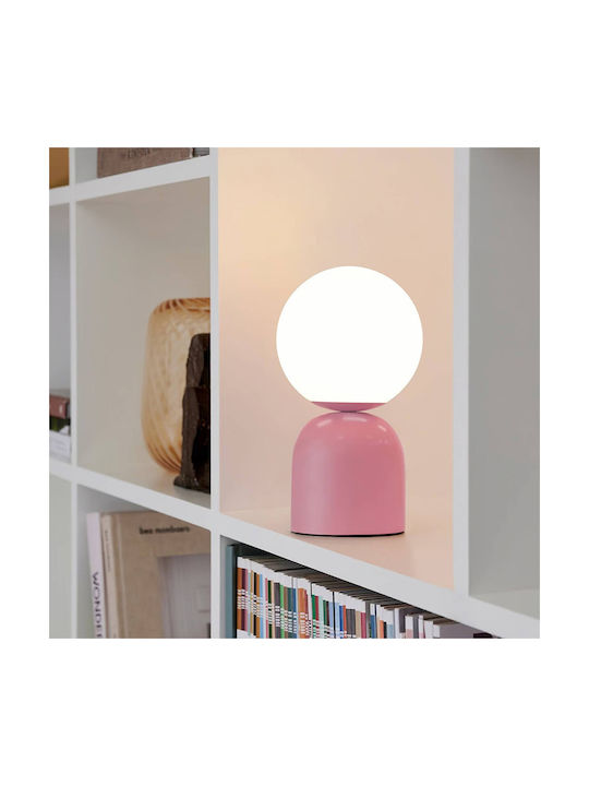 Megapap Albus Lustră Decorativă cu Soclu pentru Bec E14 Roz
