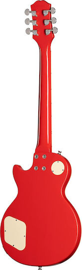 Epiphone Power Chitară Electrică Tăietură unică Roșie cu Husă