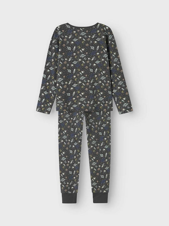 Name It Pijama pentru copii De iarnă Din bumbac Forged Iron