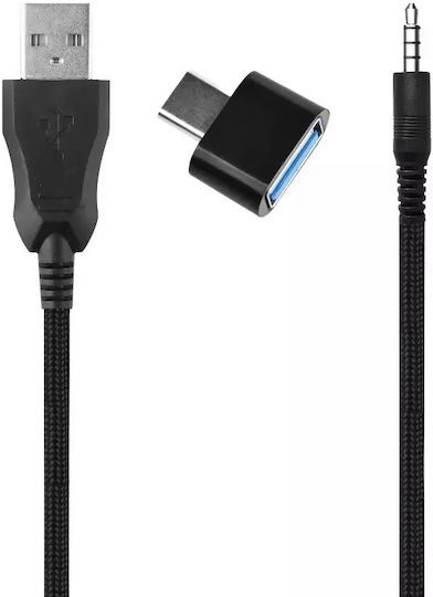 Oniverse Meteor Căști Gaming Over Ear Cu Conectivitate 3,5 Mm USB Alb Pentru Nintendo Switch PC PS4 PS5 XBOX