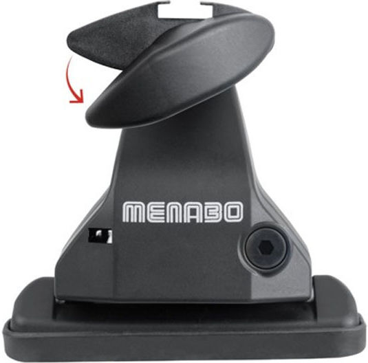Menabo 130cm. (with Roof Rack Legs) Silver