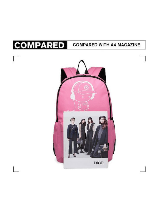 Miss Lulu Backpack Ροζ