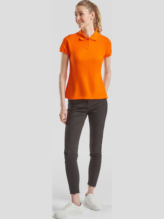 Fruit of the Loom Women's Short Sleeve Promotional T-Shirt Orange