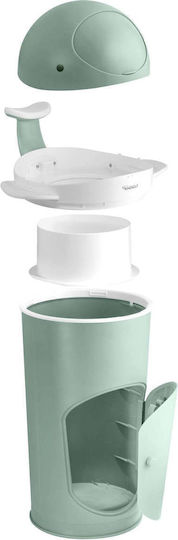 Kindsgut Kindsgut Whale Waste Bin for Diapers Green