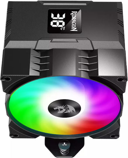 Redragon CC-1014 Cooler Procesor pentru Socket /A/M/4/ /A/M/5/ /1/2/0/0/ /1/1/5/x/ /1/7/0/0/ cu RGB Iluminare