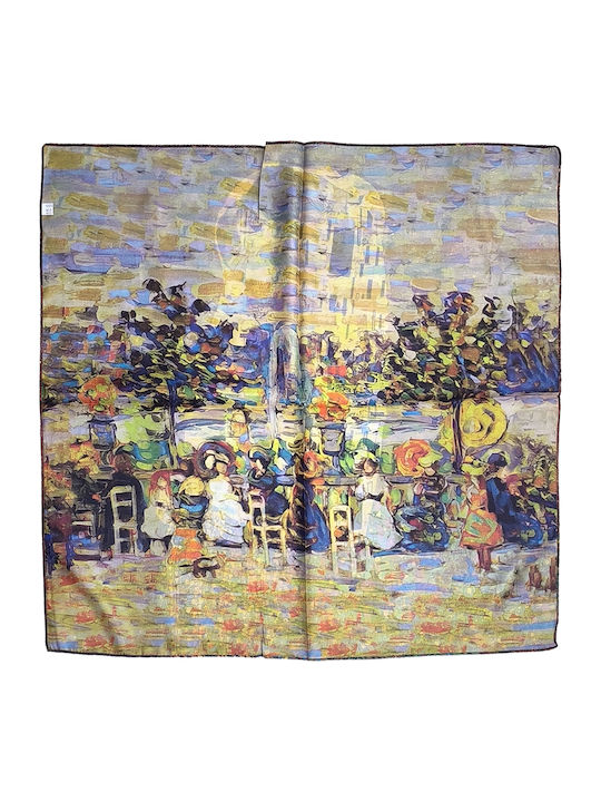 Gift-Me Women's Silk Scarf Yellow