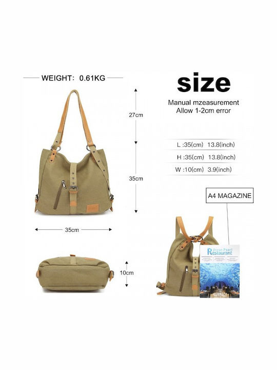 Women's Bag Backpack Khaki