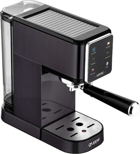 Gruppe Sapore Automatic Espresso Machine 1350W Pressure 20bar Black