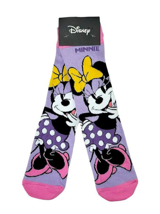 Disney Παιδικές Κάλτσες Minnie Μωβ Disney Παιδικές Κάλτσες Minnie Μωβ
