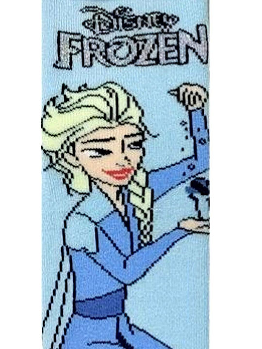 Disney Kids' Socks Non-Slip Frozen Sky Blue