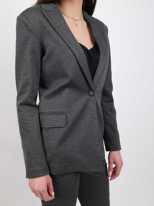 Silvian Heach Γυναικείο Σακάκι Grey