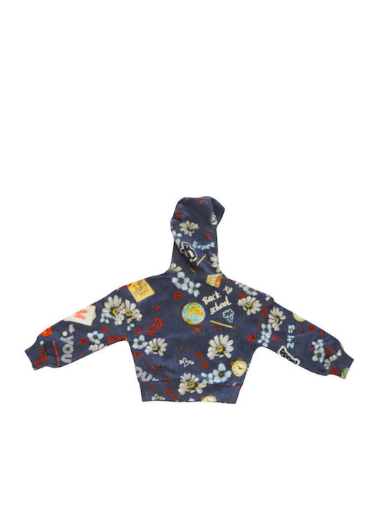Monnalisa Kinderstrickjacke Blau