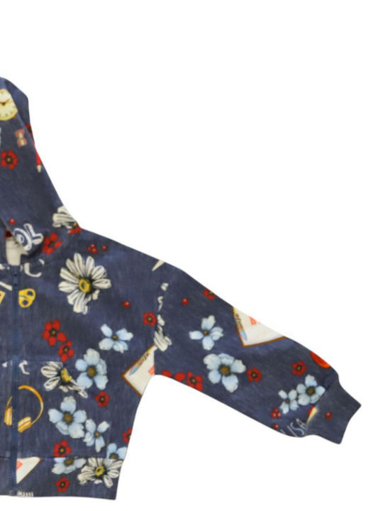 Kinderstrickjacke Blau