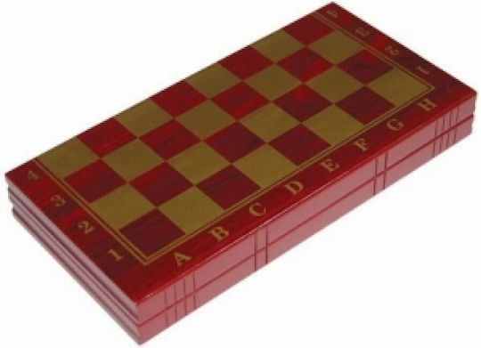 Next Backgammon/Schach aus Holz mit Spielsteinen 40x40cm