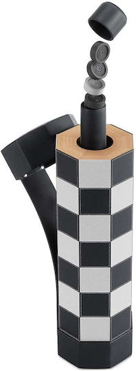 Umbra Rolz Backgammon/Chess /Draughts Wood Folding Roll with Pawns 30.5x30.5cm