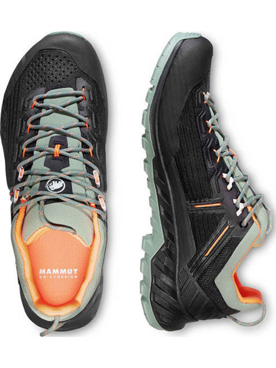 Mammut Alnasca Knit Iii Γυναικεία Ορειβατικά Παπούτσια Μαύρα