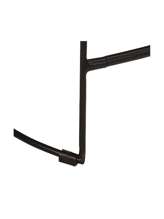 Hocker Bar Hölzernes Black 2Stück 46x38x52cm