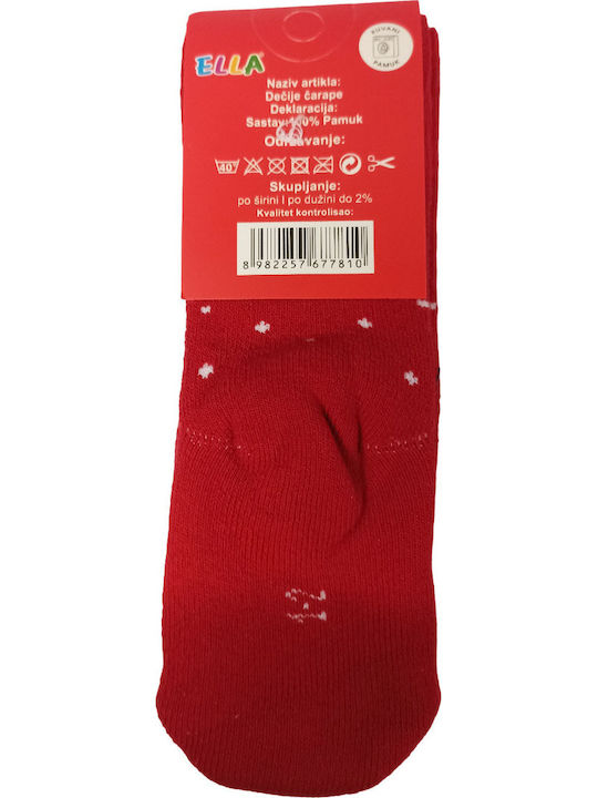Ella Kids' Socks Red