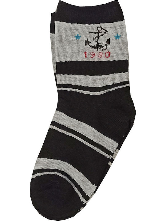 365 Charm Socks Kids' Socks Blue - Gray 3 Pairs