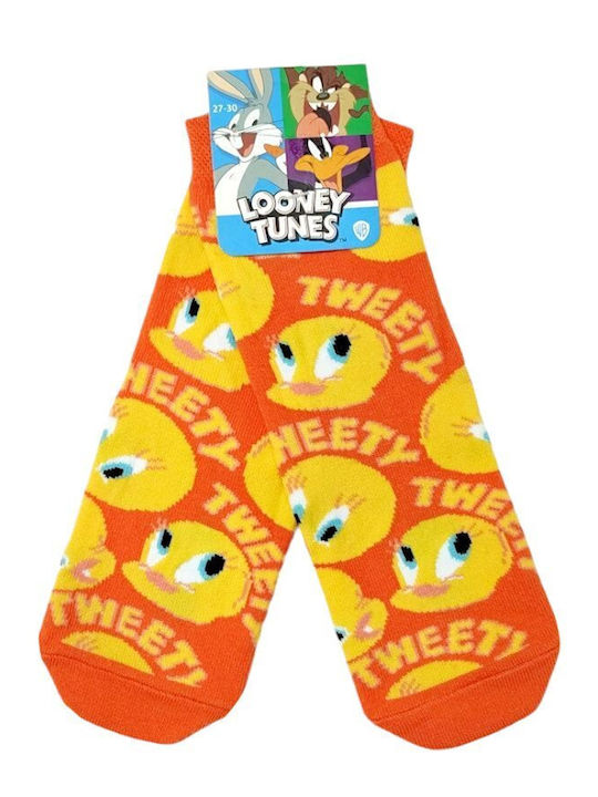 Disney Παιδικές Κάλτσες Tweety Socks Πορτοκαλί Disney Παιδικές Κάλτσες Tweety Socks Πορτοκαλί