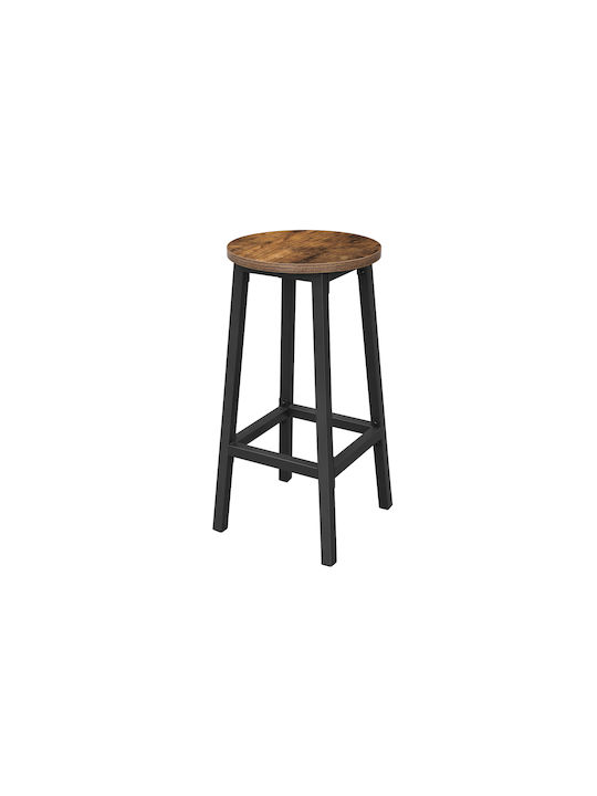 Scaune Bar Metal Brown With Black 2buc 32x32x65buc