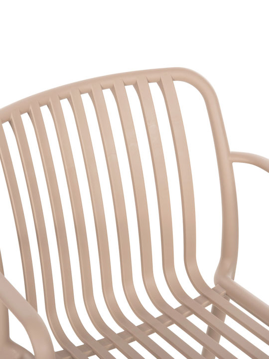 Gartenstühle Polypropylen Convee Cappuccino 55x52x79cm